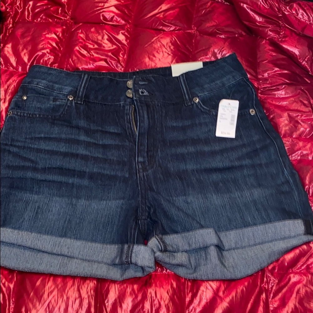 Maurice high rise denim shorts - Picture 2 of 8